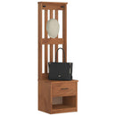 vidaXL SANDNES tömör fenyőfa előszobafa 45x40x159,5 cm