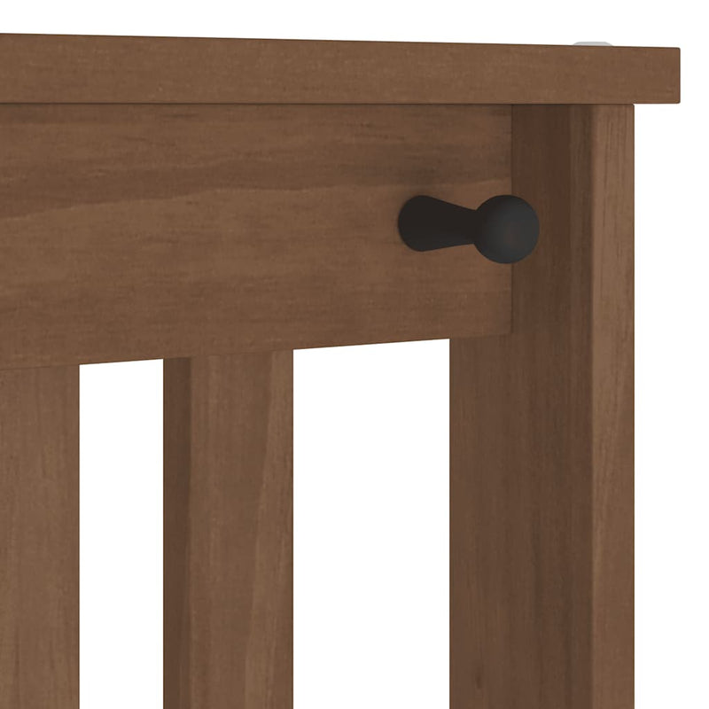 vidaXL SANDNES tömör fenyőfa előszobafa 45x40x159,5 cm