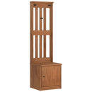 vidaXL SANDNES tömör fenyőfa előszobafa 45x40x159,5 cm