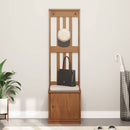 vidaXL SANDNES tömör fenyőfa előszobafa 45x40x159,5 cm