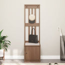 vidaXL SANDNES tömör fenyőfa előszobafa 45x40x159,5 cm