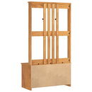 vidaXL SANDNES tömör fenyőfa előszobafa 87x40x159,5 cm