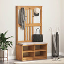 vidaXL SANDNES tömör fenyőfa előszobafa 87x40x159,5 cm