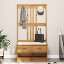 vidaXL SANDNES tömör fenyőfa előszobafa 87x40x159,5 cm