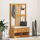 vidaXL SANDNES tömör fenyőfa előszobafa 87x40x159,5 cm