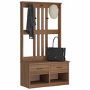 vidaXL SANDNES tömör fenyőfa előszobafa 87x40x159,5 cm