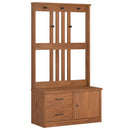 vidaXL SANDNES tömör fenyőfa előszobafa 87x40x159,5 cm