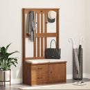 vidaXL SANDNES tömör fenyőfa előszobafa 87x40x159,5 cm