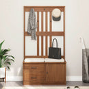 vidaXL SANDNES tömör fenyőfa előszobafa 87x40x159,5 cm