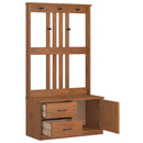 vidaXL SANDNES tömör fenyőfa előszobafa 87x40x159,5 cm