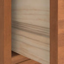 vidaXL SANDNES tömör fenyőfa előszobafa 87x40x159,5 cm