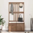 vidaXL SANDNES tömör fenyőfa előszobafa 87x40x159,5 cm