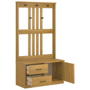 vidaXL SANDNES tömör fenyőfa előszobafa 87x40x159,5 cm