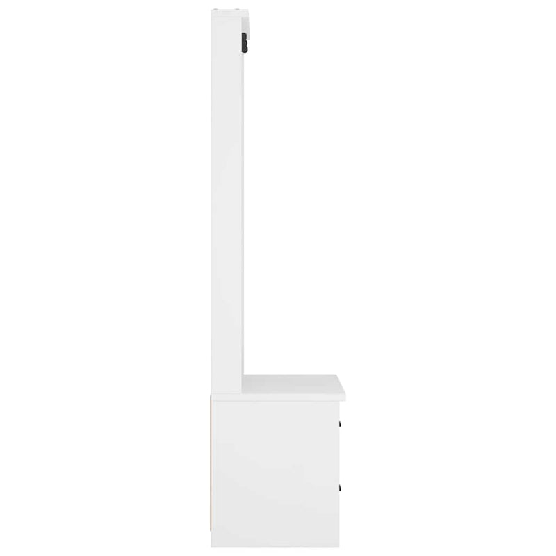 vidaXL SANDNES tömör fenyőfa előszobafa 87x40x159,5 cm