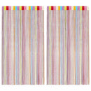 vidaXL 2 db többszínű zsinórfüggöny 140 x 250 cm