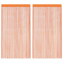 vidaXL 2 db narancssárga zsinórfüggöny 140 x 250 cm