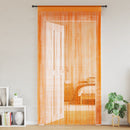 vidaXL 2 db narancssárga zsinórfüggöny 140 x 250 cm