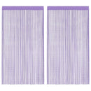 vidaXL 2 db lila zsinórfüggöny 100 x 250 cm