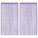 vidaXL 2 db lila zsinórfüggöny 140 x 250 cm