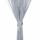 vidaXL 2 db világosszürke zsinórfüggöny 100 x 250 cm