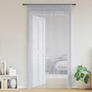 vidaXL 2 db világosszürke zsinórfüggöny 100 x 250 cm