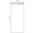 vidaXL 2 db almazöld fátyolfüggönyök rojtokkal 140x245 cm