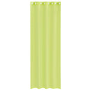 vidaXL 2 db almazöld fátyolfüggönyök rojtokkal 140x260 cm