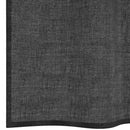 vidaXL 2 db fekete fátyolfüggönyök rojtokkal 140x175 cm