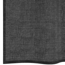 vidaXL 2 db fekete fátyolfüggönyök rojtokkal 140x225 cm
