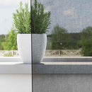vidaXL 2 db fekete fátyolfüggönyök rojtokkal 140x260 cm