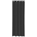 vidaXL 2 db fekete fátyolfüggönyök rojtokkal 140x300 cm