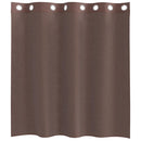 vidaXL 2 db barna fátyolfüggönyök rojtokkal 140x140 cm