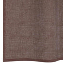 vidaXL 2 db barna fátyolfüggönyök rojtokkal 140x140 cm
