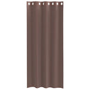 vidaXL 2 db barna fátyolfüggönyök rojtokkal 140x225 cm