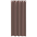vidaXL 2 db barna fátyolfüggönyök rojtokkal 140x245 cm