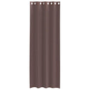vidaXL 2 db barna fátyolfüggönyök rojtokkal 140x260 cm
