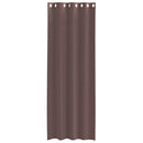 vidaXL 2 db barna fátyolfüggönyök rojtokkal 140x260 cm