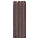 vidaXL 2 db barna fátyolfüggönyök rojtokkal 140x300 cm