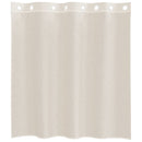vidaXL 2 db krémszínű fátyolfüggönyök rojtokkal 140x140 cm