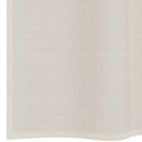 vidaXL 2 db krémszínű fátyolfüggönyök rojtokkal 140x140 cm