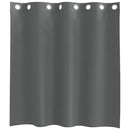 vidaXL 2 db sötétszürke fátyolfüggönyök rojtokkal 140x140 cm