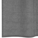 vidaXL 2 db sötétszürke fátyolfüggönyök rojtokkal 140x140 cm