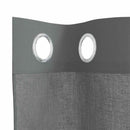 vidaXL 2 db sötétszürke fátyolfüggönyök rojtokkal 140x175 cm