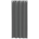 vidaXL 2 db sötétszürke fátyolfüggönyök rojtokkal 140x225 cm