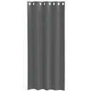 vidaXL 2 db sötétszürke fátyolfüggönyök rojtokkal 140x245 cm