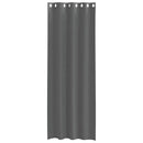 vidaXL 2 db sötétszürke fátyolfüggönyök rojtokkal 140x260 cm