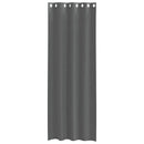 vidaXL 2 db sötétszürke fátyolfüggönyök rojtokkal 140x300 cm