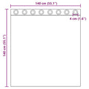 vidaXL 2 db világos rózsaszínű fátyolfüggönyök rojtokkal 140x140 cm