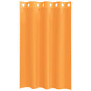 vidaXL 2 db narancssárga fátyolfüggönyök rojtokkal 140x175 cm