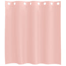 vidaXL 2 db rózsaszín fátyolfüggönyök rojtokkal 140x140 cm